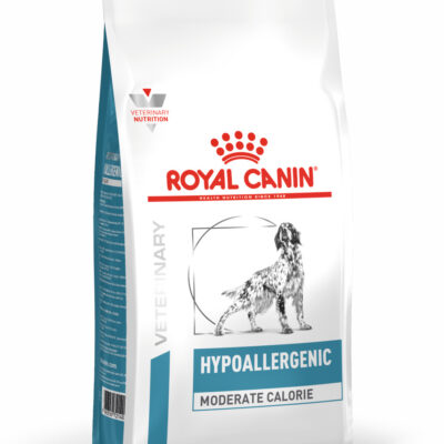 Royal Canin Vet Hypoallergenic Moderate Calorie Cão