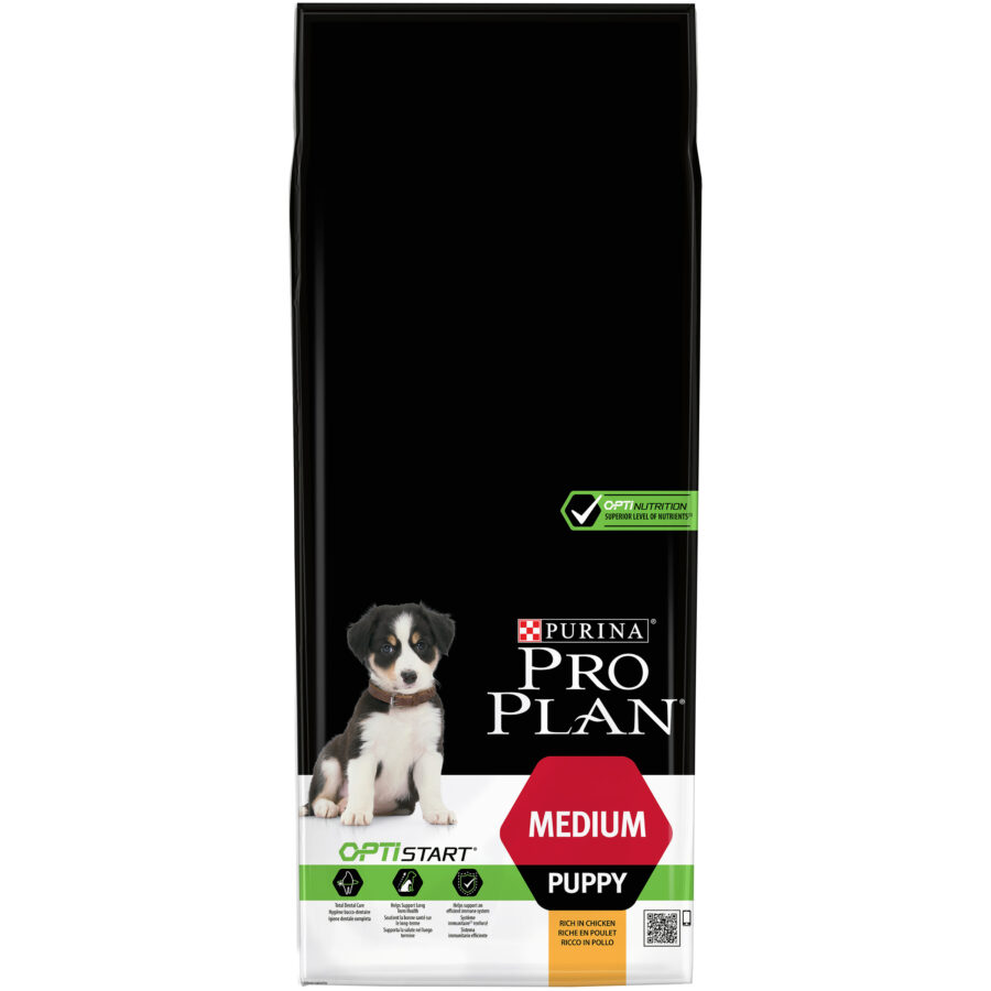 7613035120402 Pro Plan Médio Puppy Rico em Frango