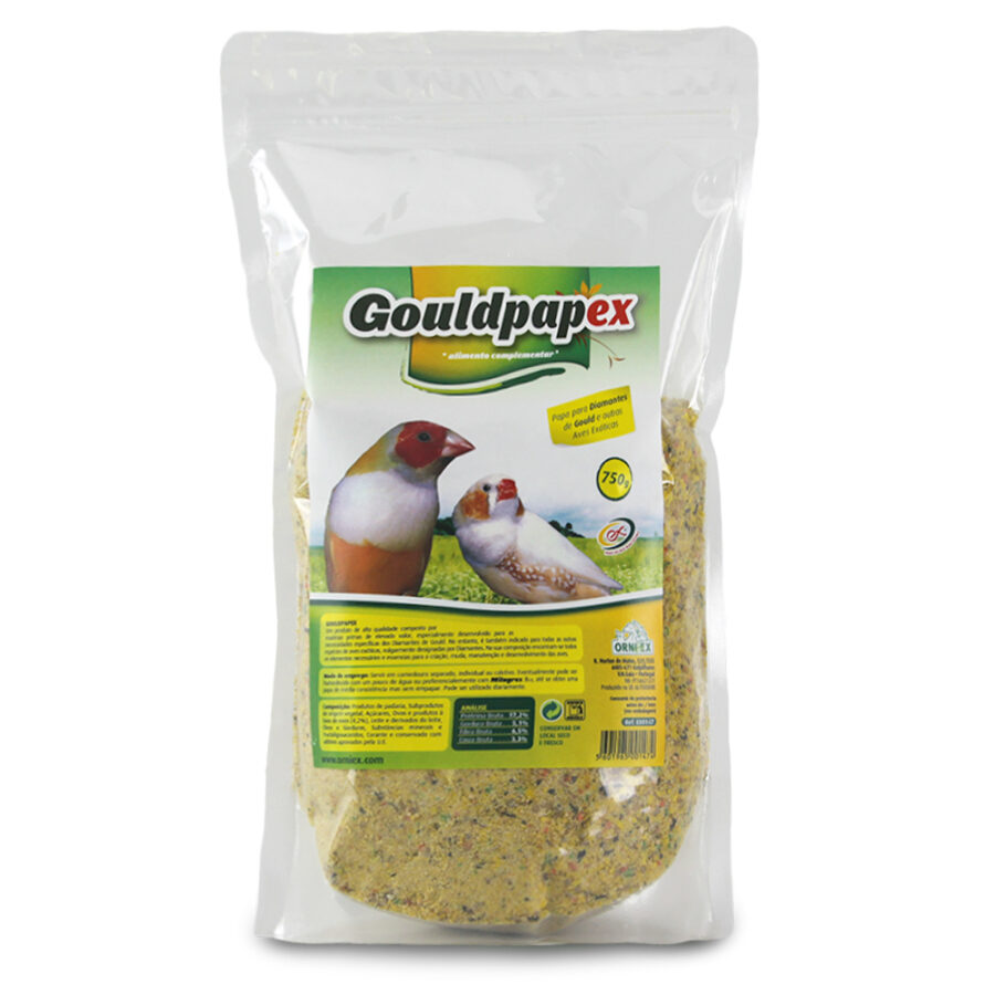 EX0147 Gouldpapex - Papa Para Aves Exoticas 750g