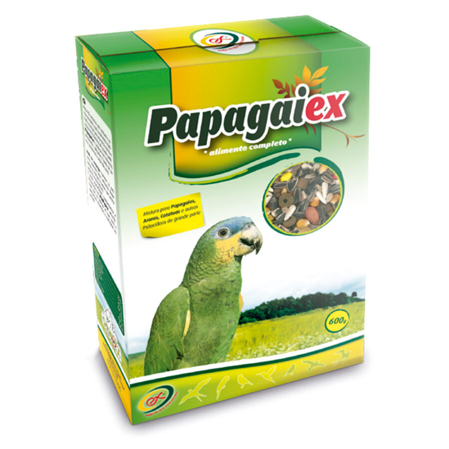 Papagaiex Mistura Com Frutos Para Papagaios 600g