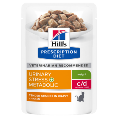52742038537 Hill's Prescription Diet Feline C/D Urinary Stress + Metabolic Saqueta