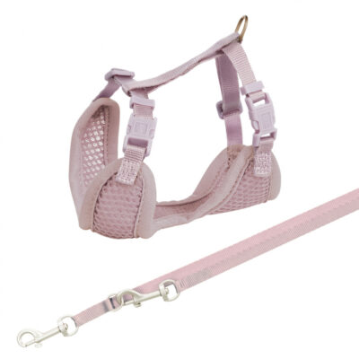 TX15564 Peitoral com Trela para Cachorro Junior Soft Lilas