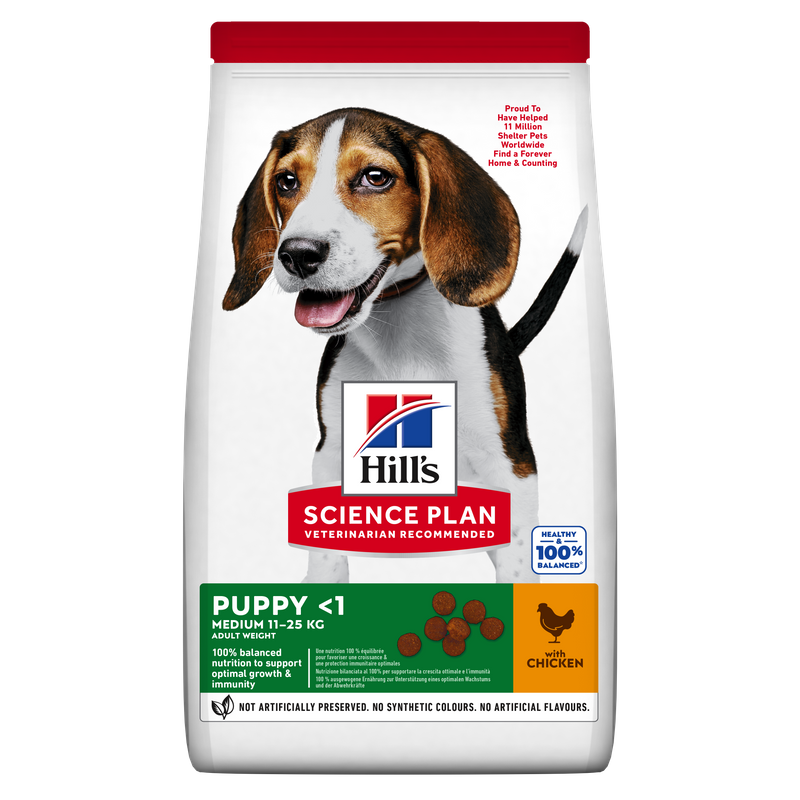 52742024974 Hill's Science Plan™ Canine Puppy Medium Frango
