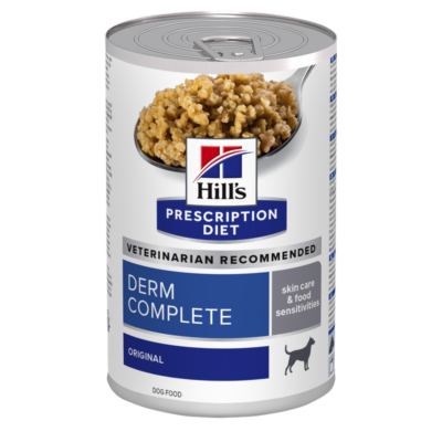 52742038865 Hill's Prescription Diet Canine Ração Húmida Derm Complete