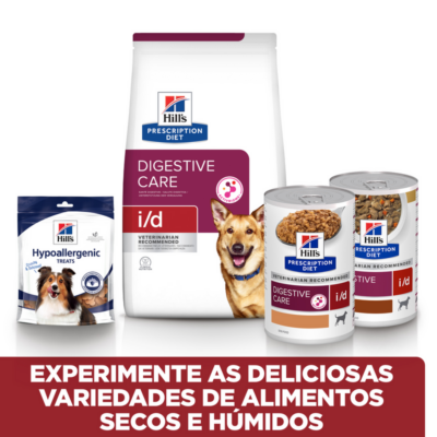 52742039855 6 Hill's Prescription Diet Canine Ração Húmida I/D Frango & Vegetais