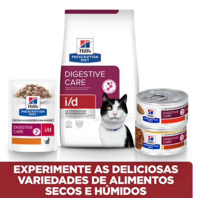 52742039893 6 Hill's Prescription Diet Feline Ração Húmida I/D Frango & Vegetais