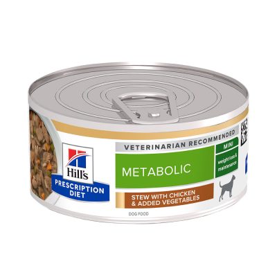 hill s pd canine metabolic mini alimento em molho para cao com excesso de peso frango e vegetais TS Products
