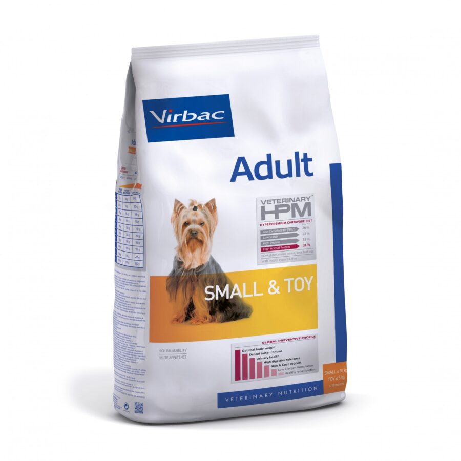 3561963600050 Virbac HPM Adult Dog Small & Toy