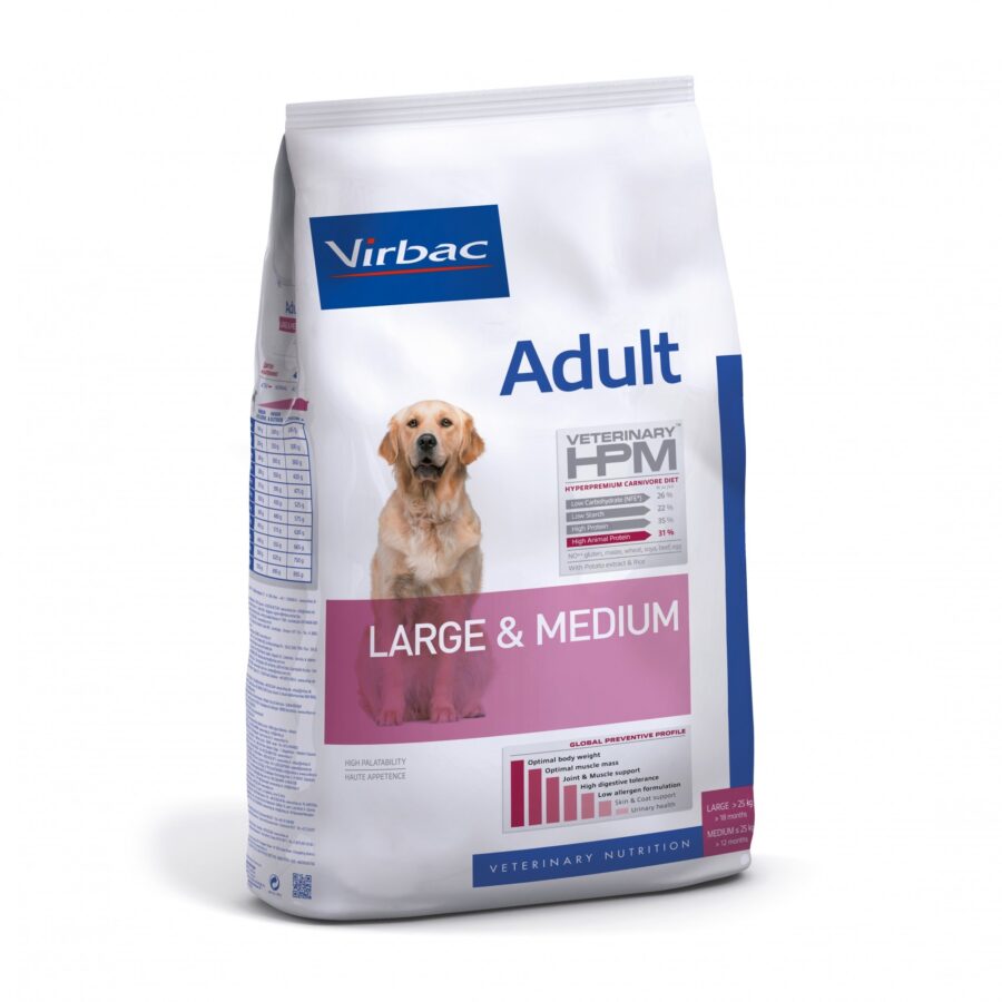 3561963600241 Virbac HPM Adult Dog Large & Medium
