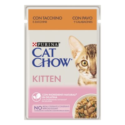 Cat Chow Kitten Peru e Courgete 85g