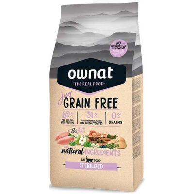 Ownat Just Grain Free Gato Sterilized