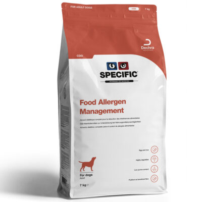 Specific Cão CDD Food Allergen Management