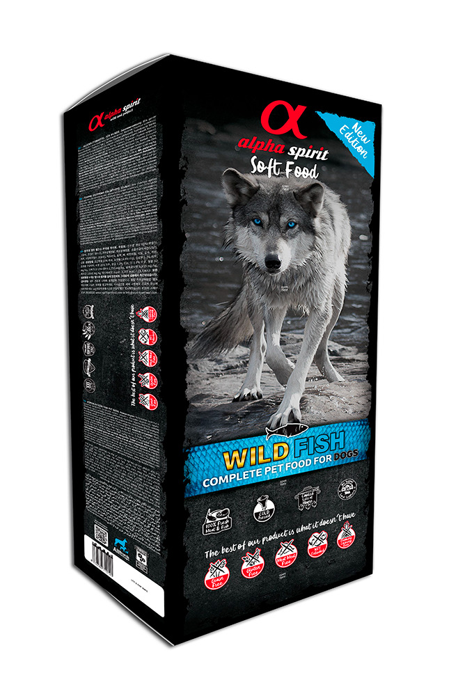8436586310141 Alpha Spirit Only Fish Complete Dog Food Box