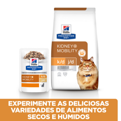 52742011561 6 Hill's Prescription Diet Feline Wet KD Mobility 85g