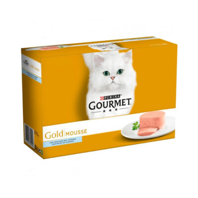 comida humeda gatos gourmet gold mousse pescados oceano GOU12153600 M A sua loja de animais online