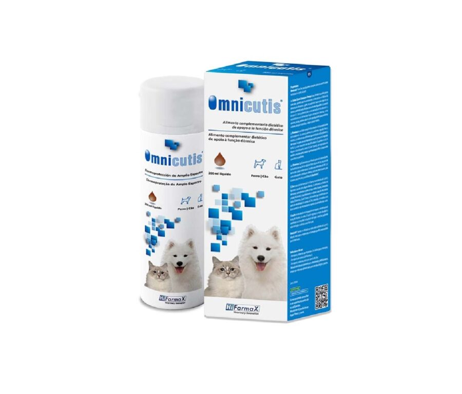 05600788469072 Omnicutis líquido para cães e gatos