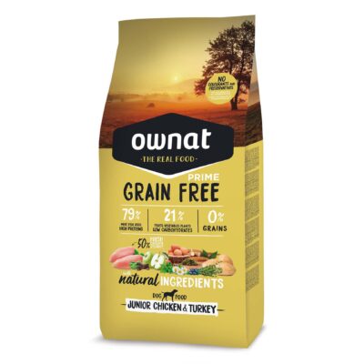 Ownat Grain Free Prime Cão Junior Chicken