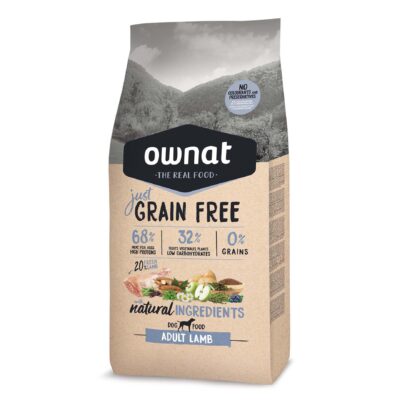 Ownat Just Grain Free Cão Lamb