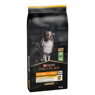 8445290463951 LADO Pro Plan Light Sterilised All Size Cão Adulto Borrego